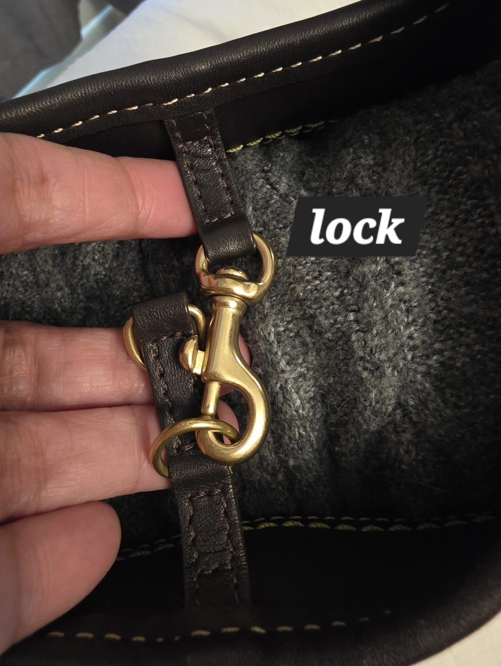 Authentic Coach Signature Canvas Tote Bag in Brown From JAPAN No Flaws Looks New - Picture 10 of 12